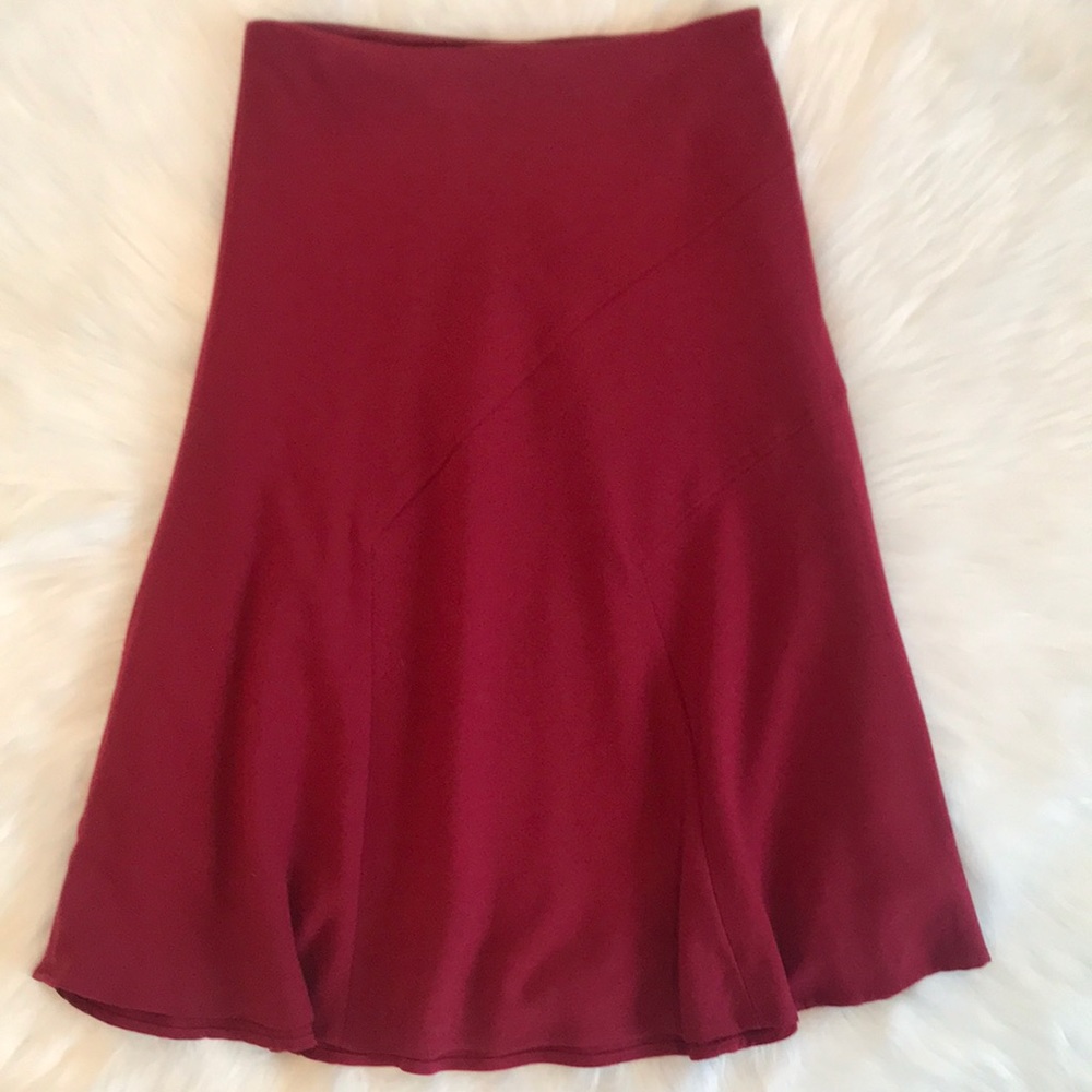 Tailor B. Moss Size 4 A Line Skirt Rust Red